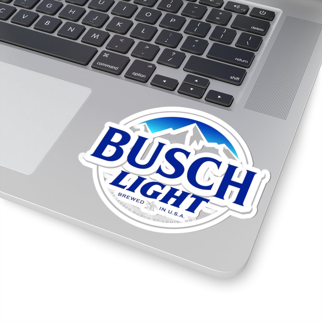 Busch Light Logo Sticker – Kiss-Cut Vinyl Decal for Laptops & Gear
