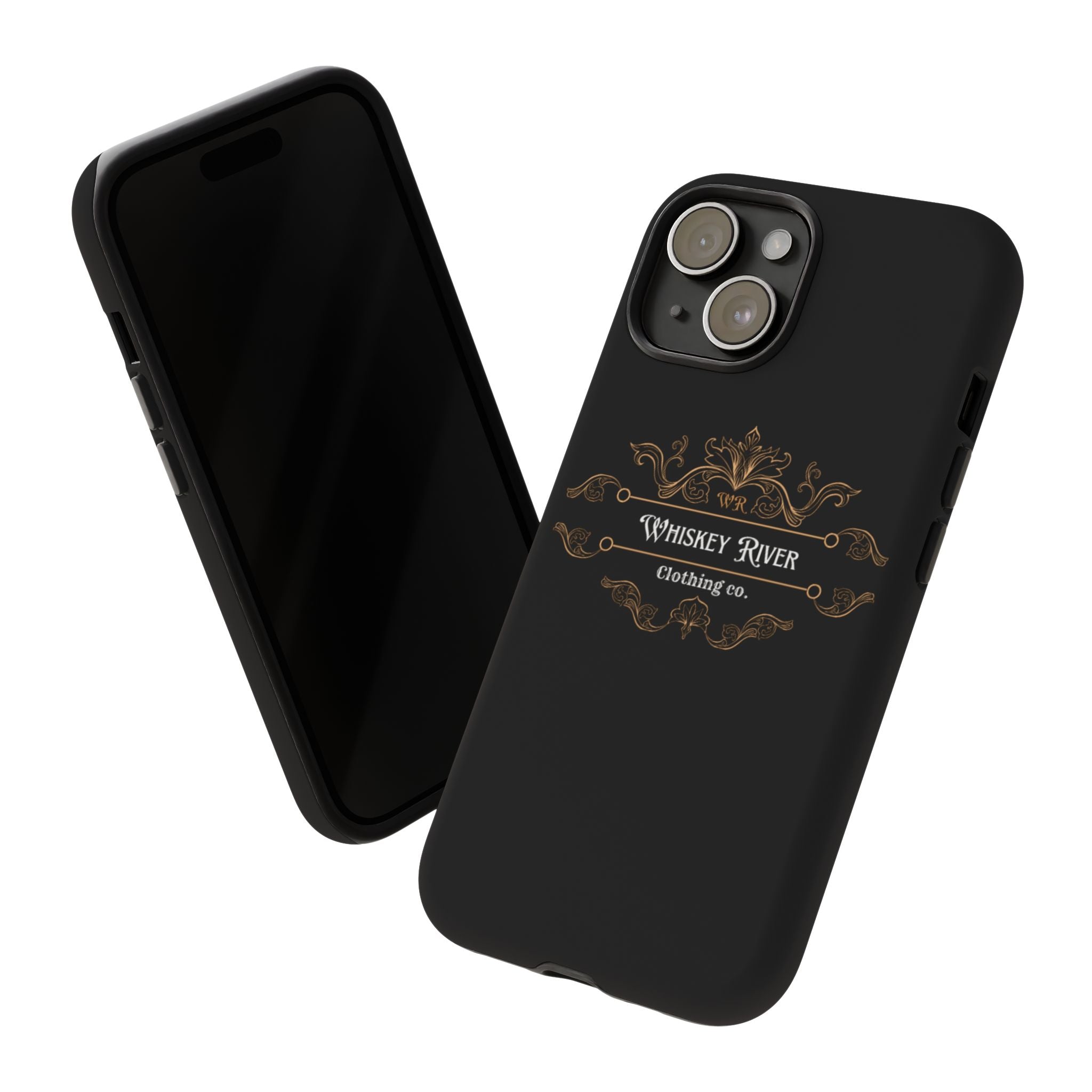 Whiskey River Tough Phone Case — Vintage Western Protective Cover