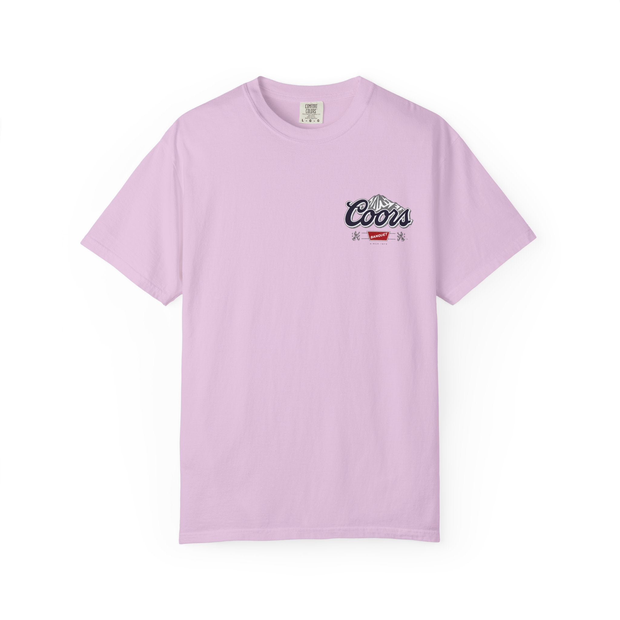Labrador & Duck Hunting T‑Shirt — Coors Chest Logo Outdoor Tee
