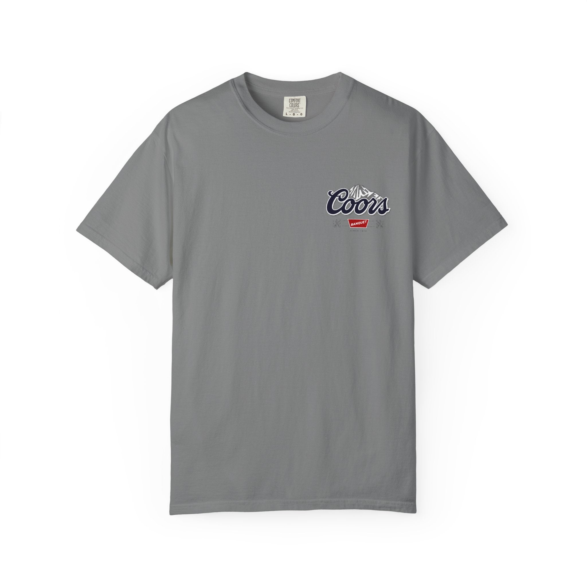 Labrador & Duck Hunting T‑Shirt — Coors Chest Logo Outdoor Tee