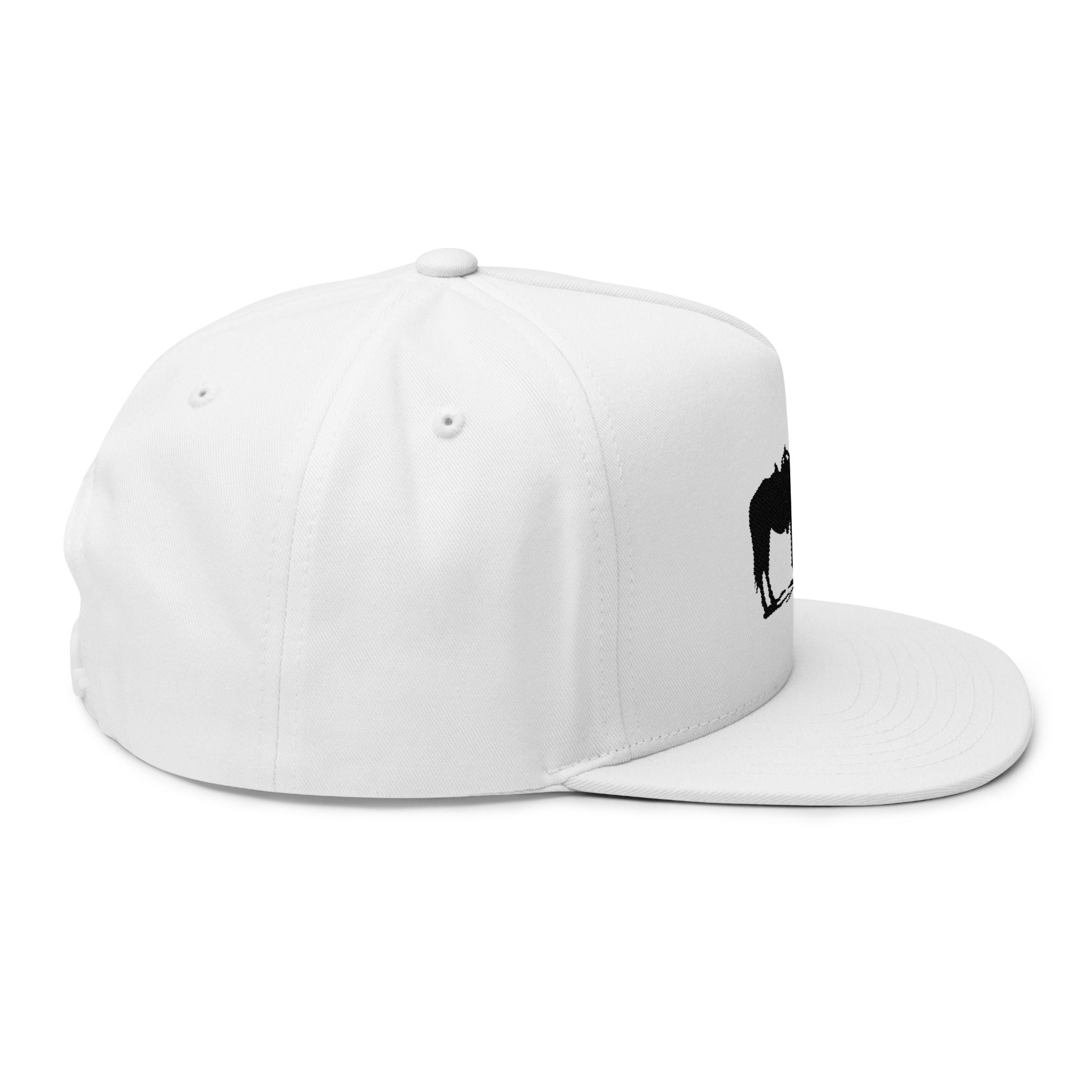 Christian Cowboy Flat Bill Cap - Prayer at Cross Embroidered Snapback