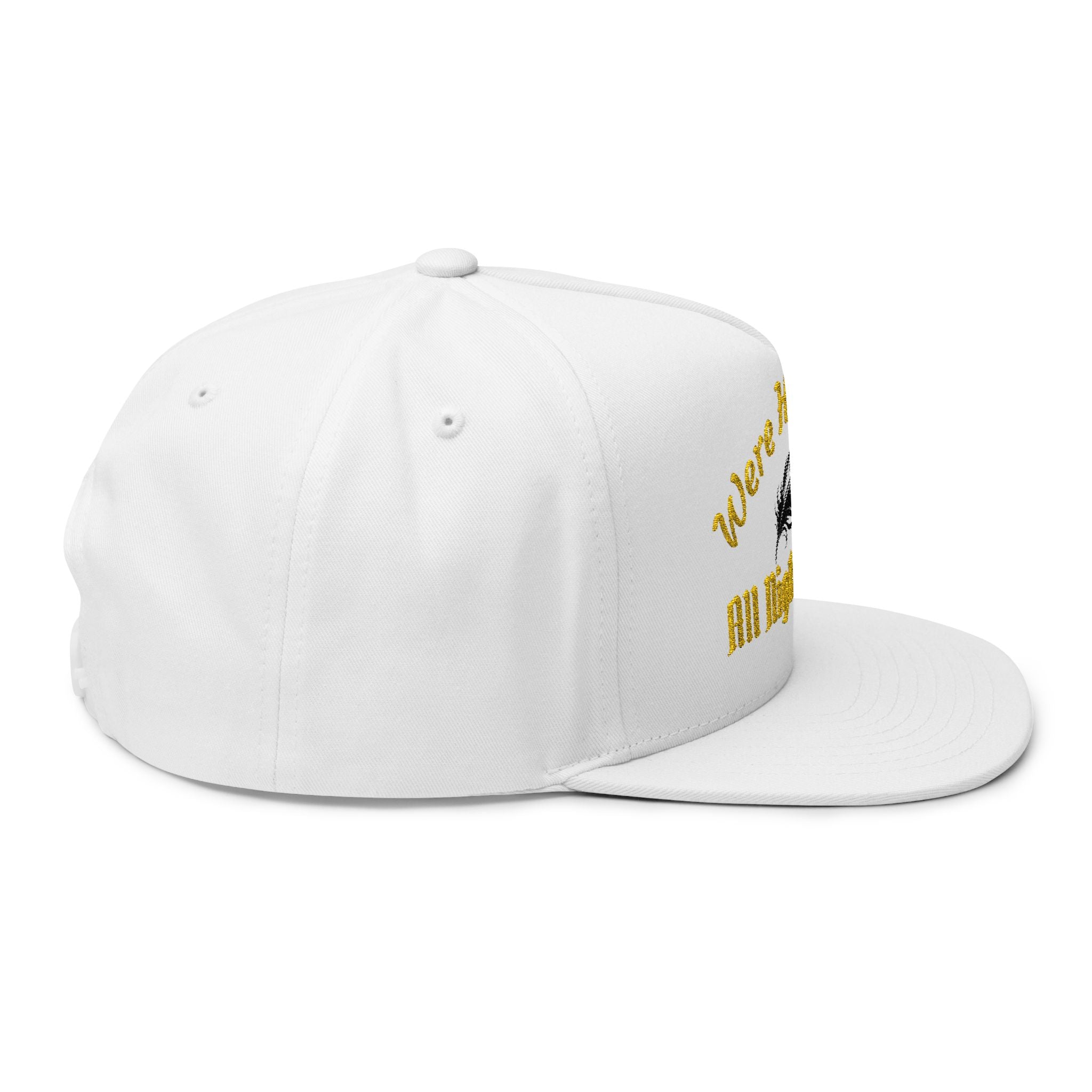 "We’re Havin’ An All Night Revival" Embroidered Flat Bill Cap